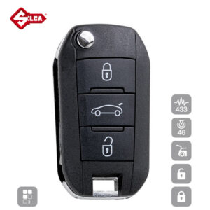 SILCA Proximity, Slot and Remote Vehicle Key 3 Button HU83R21
