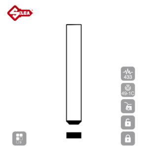 SILCA Proximity, Slot and Remote Vehicle Key 3 Button KIA9P12