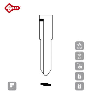 SILCA Proximity, Slot and Remote Vehicle Key 3 Button MAZ25RP31