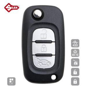 SILCA Proximity, Slot and Remote Vehicle Key 3 Button RN-N01R11
