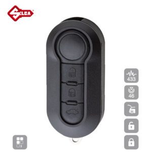SILCA Proximity, Slot and Remote Vehicle Key 3 Button SIP22R34