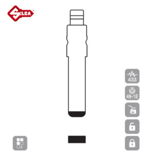 SILCA Proximity, Slot and Remote Vehicle Key 3 Button SIP22P36