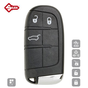SILCA Proximity, Slot and Remote Vehicle Key 3 Button SIP22P40