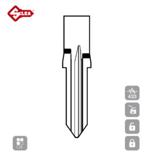 SILCA Proximity, Slot and Remote Vehicle Key 3 Button YM23R20