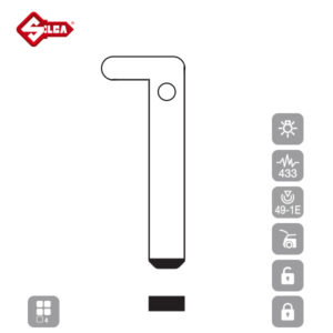 SILCA Proximity, Slot and Remote Vehicle Key 4 Button VA2P26