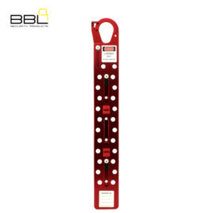 BBL Aluminium 24 Hole Large Sliding Hasp Lockout BBLO-H72