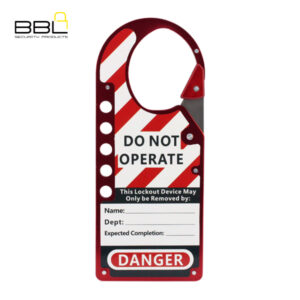 BBL Labeled Aluminium Snap-on Group Hasp Lockout BBLO-H54