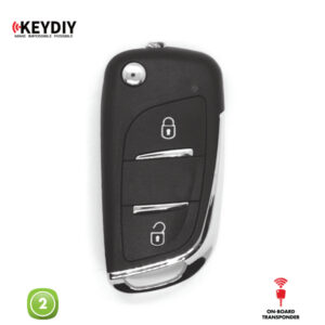 KEYDIY Remote Citroen Ds Shape 2 Button Onboard KDNB11-2
