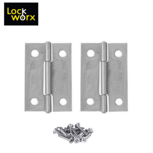 LOCK WORX Butt Hinge 50mm Steel Door Fitting LWFH50CH-1