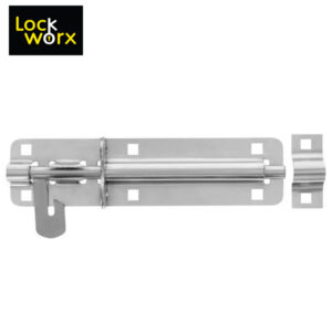 LOCK WORX Padbolt 200mm Zinc Door Fitting LWFPB200-1