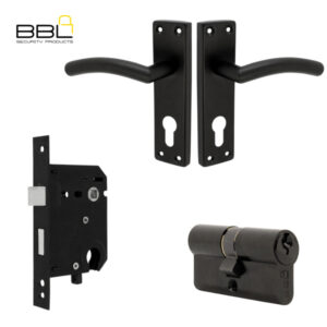 BBL Lark Euro Cylinder Mortice Lockset BLC582-S02-BL-1