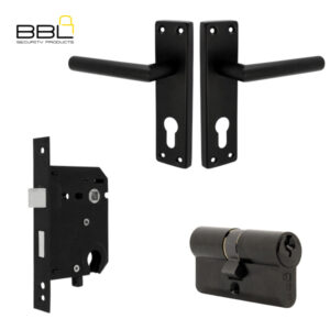 BBL Lourie Euro Cylinder Mortice Lockset BLC582-S01-BL-1