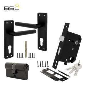 BBL Lourie Euro Cylinder Mortice Lockset BLC582-S01-BL-1