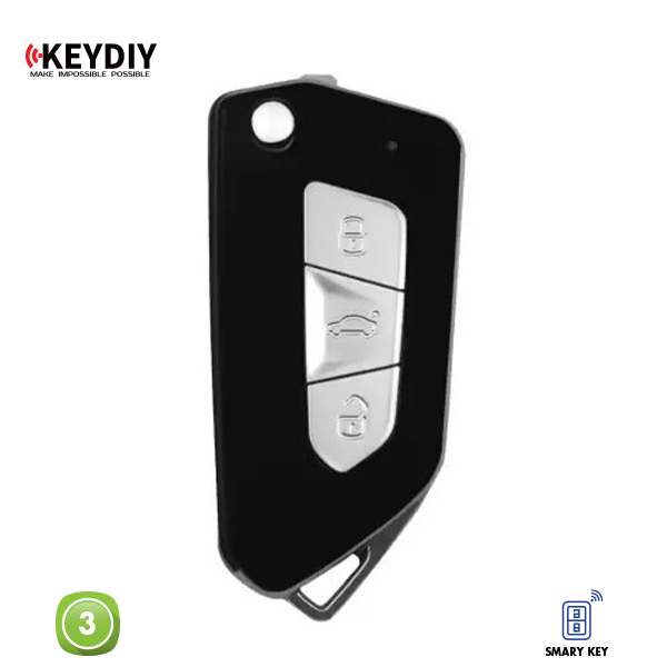 KEYDIY Remote VW GOLF 8 Shape 3 Button KDB34-3_A
