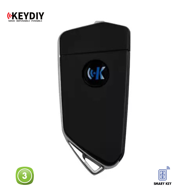 KEYDIY Remote VW GOLF 8 Shape 3 Button KDB34-3_B