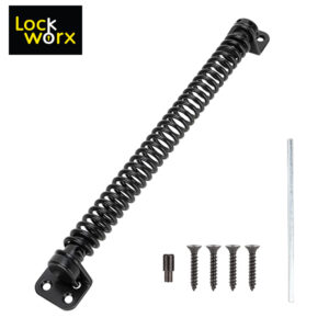 LOCK WORX 250mm Gate Coil Spring Door Fitting LWFGS250BL-1