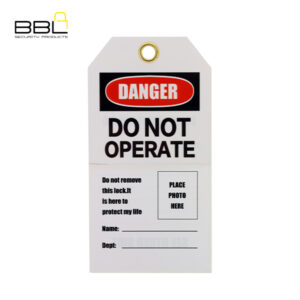 BBL Lockout Tags Large Lockout BBLO-TAG3