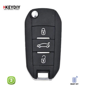 KEYDIY Remote Opel Peugeot Shape 3 Button KDNB47-3