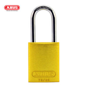 ABUS 73 Series Anodized Aluminium Padlock 73/40-YEL