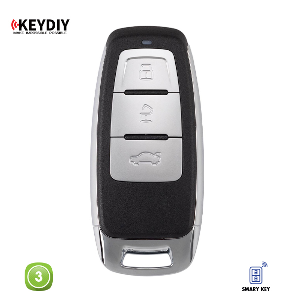 KEYDIY Remote Audi Shape 3 Button MLB08-3_A