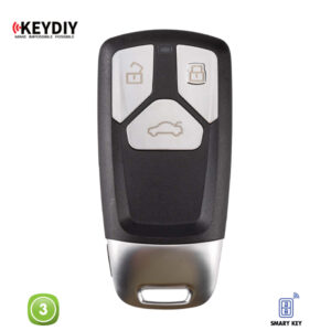 KEYDIY Remote Audi Shape 3 Button MLB26-3
