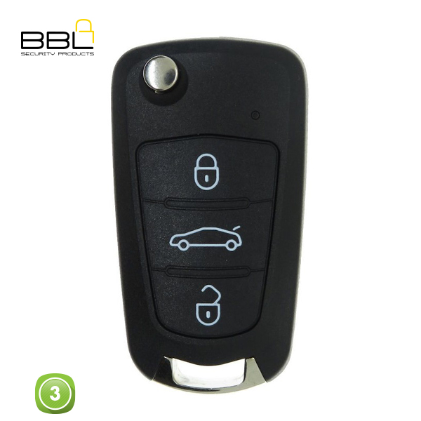 BBL Key Shells Haval Shape 3 Button KSC-HAV-08_A