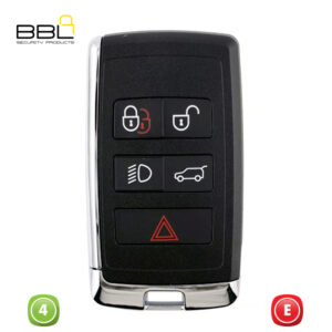 BBL Key Shells Land Rover Shape 4 Button KSC-LAND-14B
