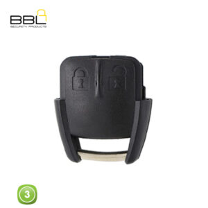 BBL Key Shells Opel Chevrolet Shape 3 Button KSC-OP-06D