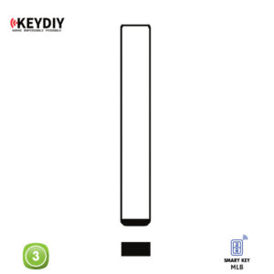 KEYDIY Remote Audi Shape 3 Button KDMLB26-3